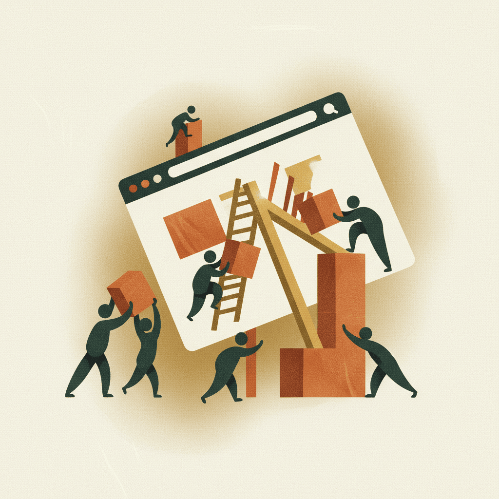 How AI builds bespoke local-business websites in 2026 — editorial cover